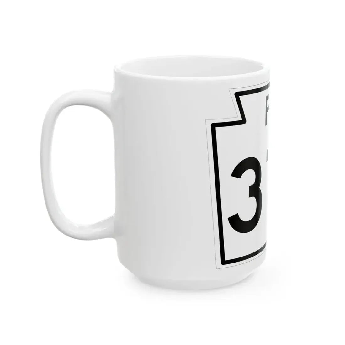 PA-378 1960 (Pennsylvania) (Road Sign) White Coffee Mug - Go Mug Yourself