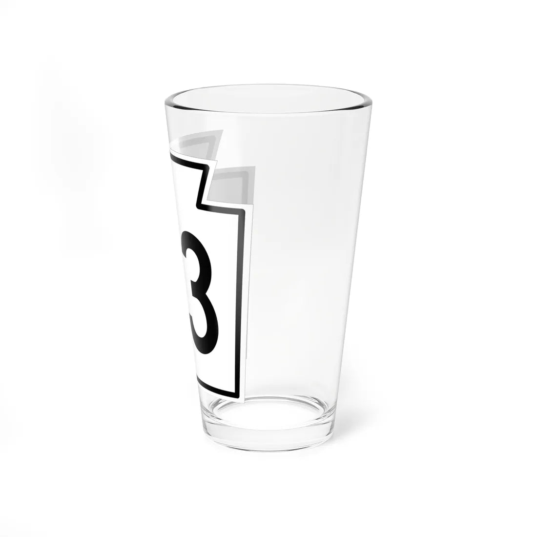 PA-43 1962 (Pennsylvania) (Road Sign) Pint Glass 16oz - Go Mug Yourself