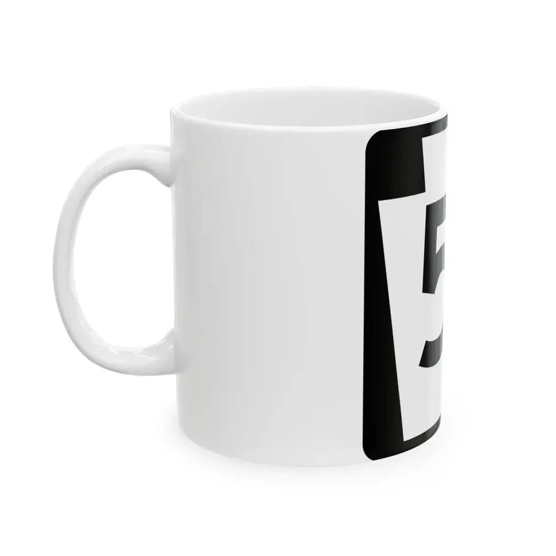 PA-51 (Pennsylvania) (Road Sign) White Coffee Mug - Go Mug Yourself