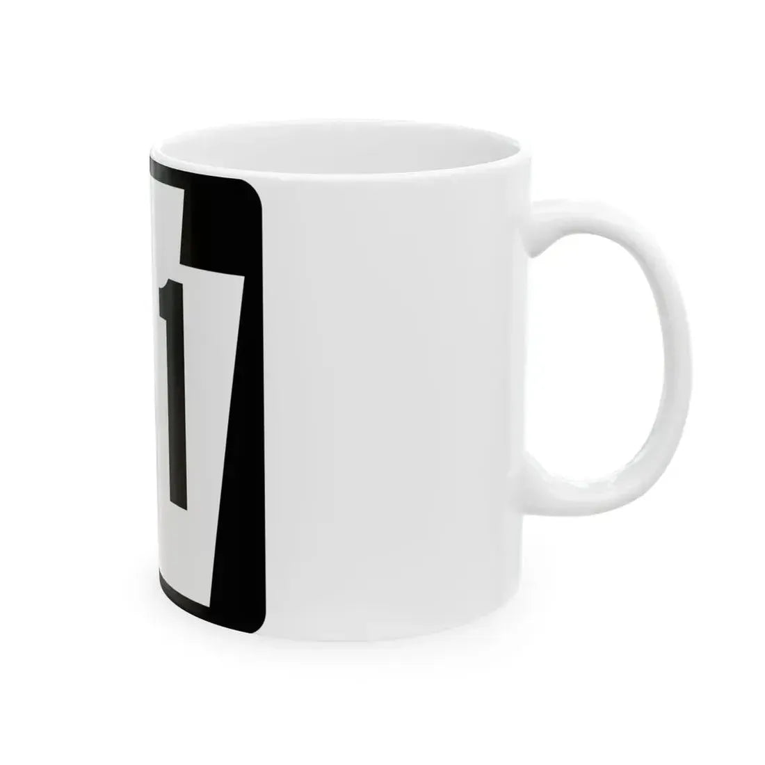 PA-51 (Pennsylvania) (Road Sign) White Coffee Mug - Go Mug Yourself