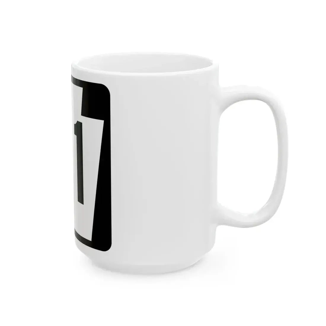 PA-51 (Pennsylvania) (Road Sign) White Coffee Mug - Go Mug Yourself
