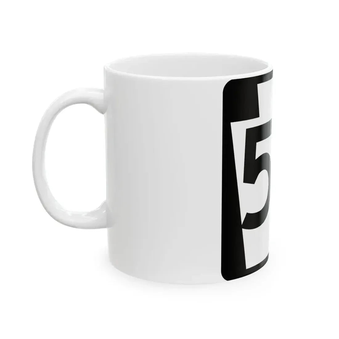 PA-54 (Pennsylvania) (Road Sign) White Coffee Mug - Go Mug Yourself