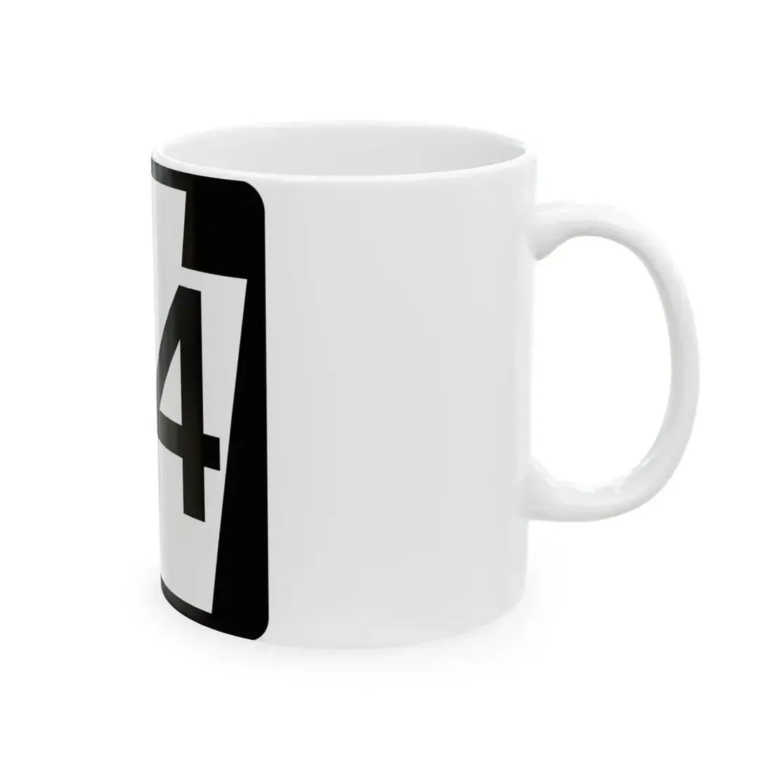 PA-54 (Pennsylvania) (Road Sign) White Coffee Mug - Go Mug Yourself