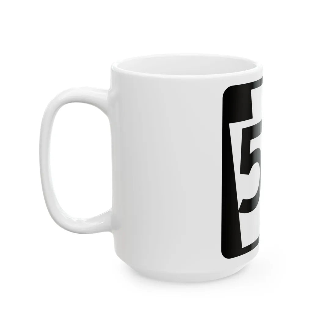 PA-59 (Pennsylvania) (Road Sign) White Coffee Mug - Go Mug Yourself