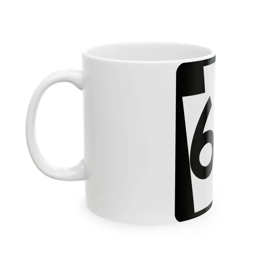 PA-60 (Pennsylvania) (Road Sign) White Coffee Mug - Go Mug Yourself