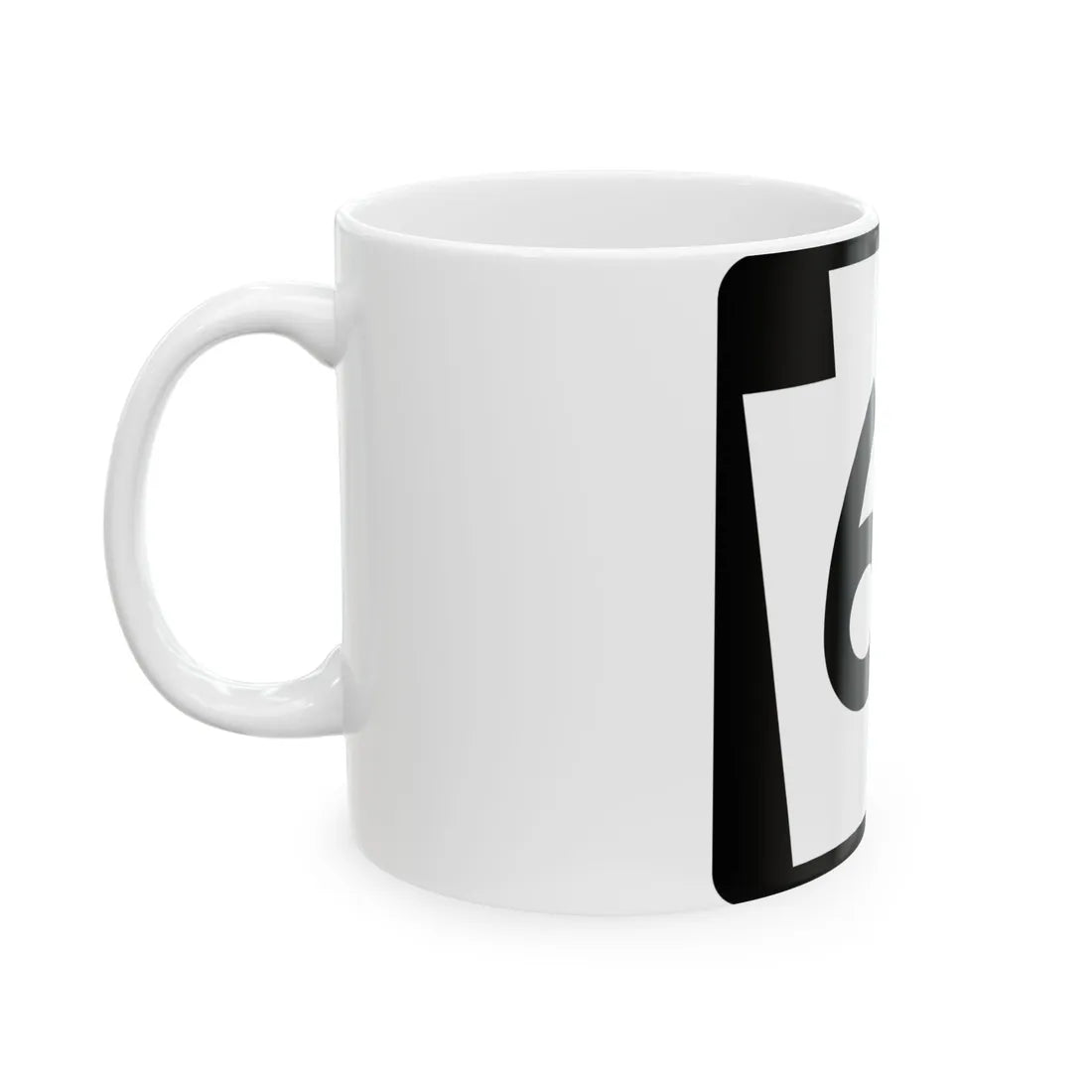 PA-61 (Pennsylvania) (Road Sign) White Coffee Mug - Go Mug Yourself