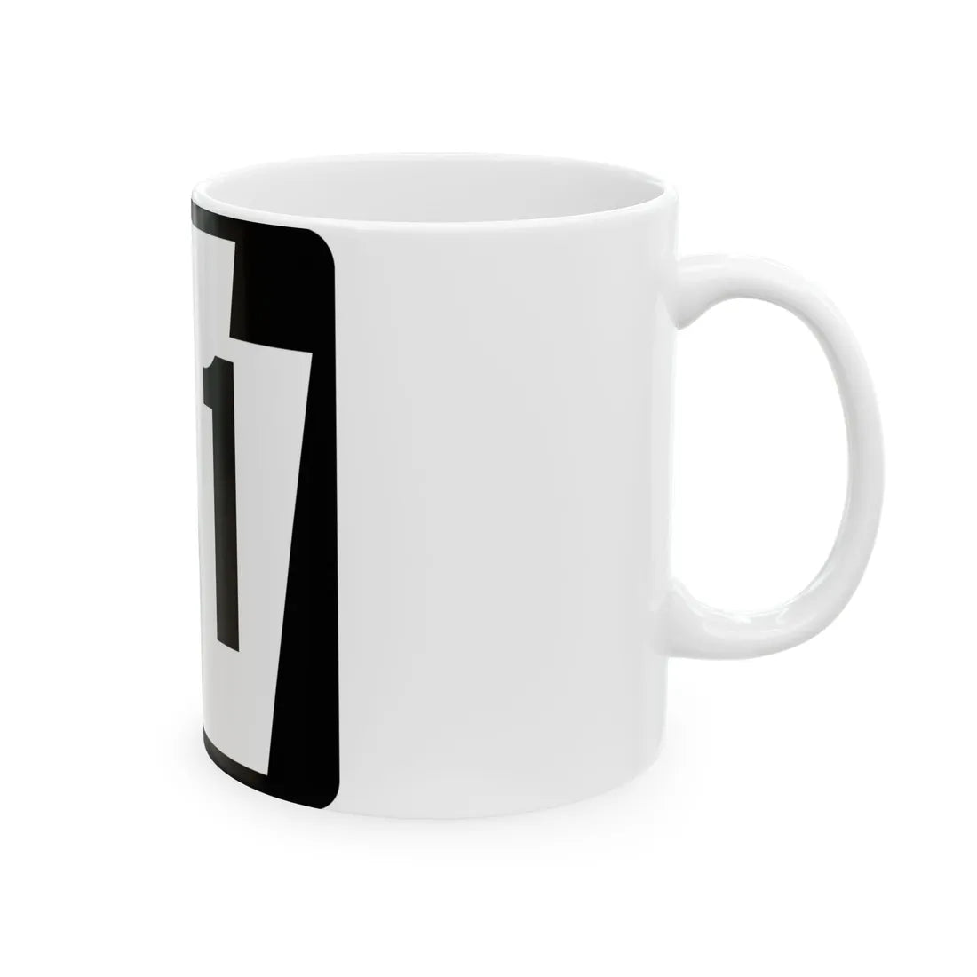 PA-61 (Pennsylvania) (Road Sign) White Coffee Mug - Go Mug Yourself