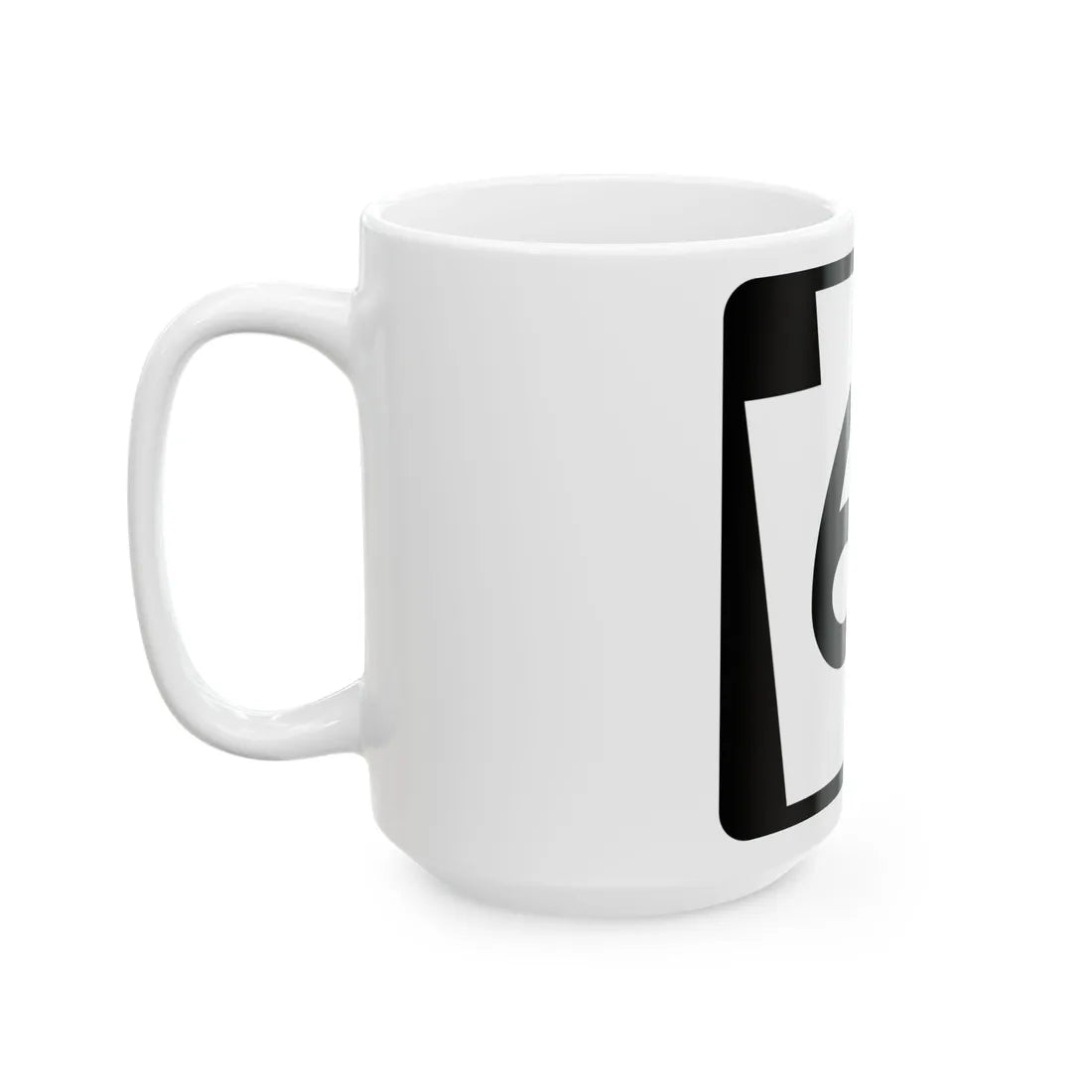 PA-61 (Pennsylvania) (Road Sign) White Coffee Mug - Go Mug Yourself