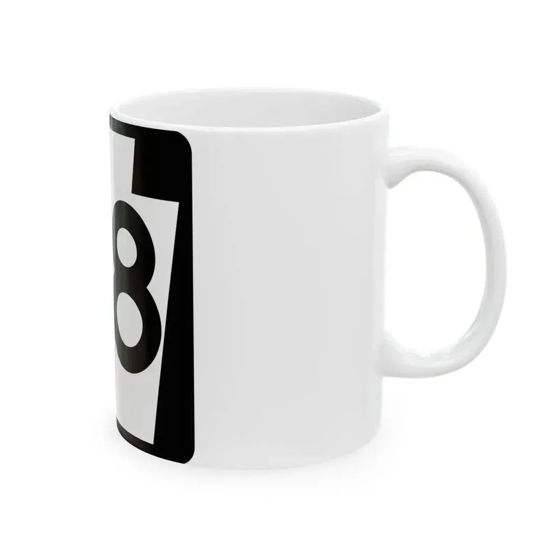 PA-68 (Pennsylvania) (Road Sign) White Coffee Mug - Go Mug Yourself