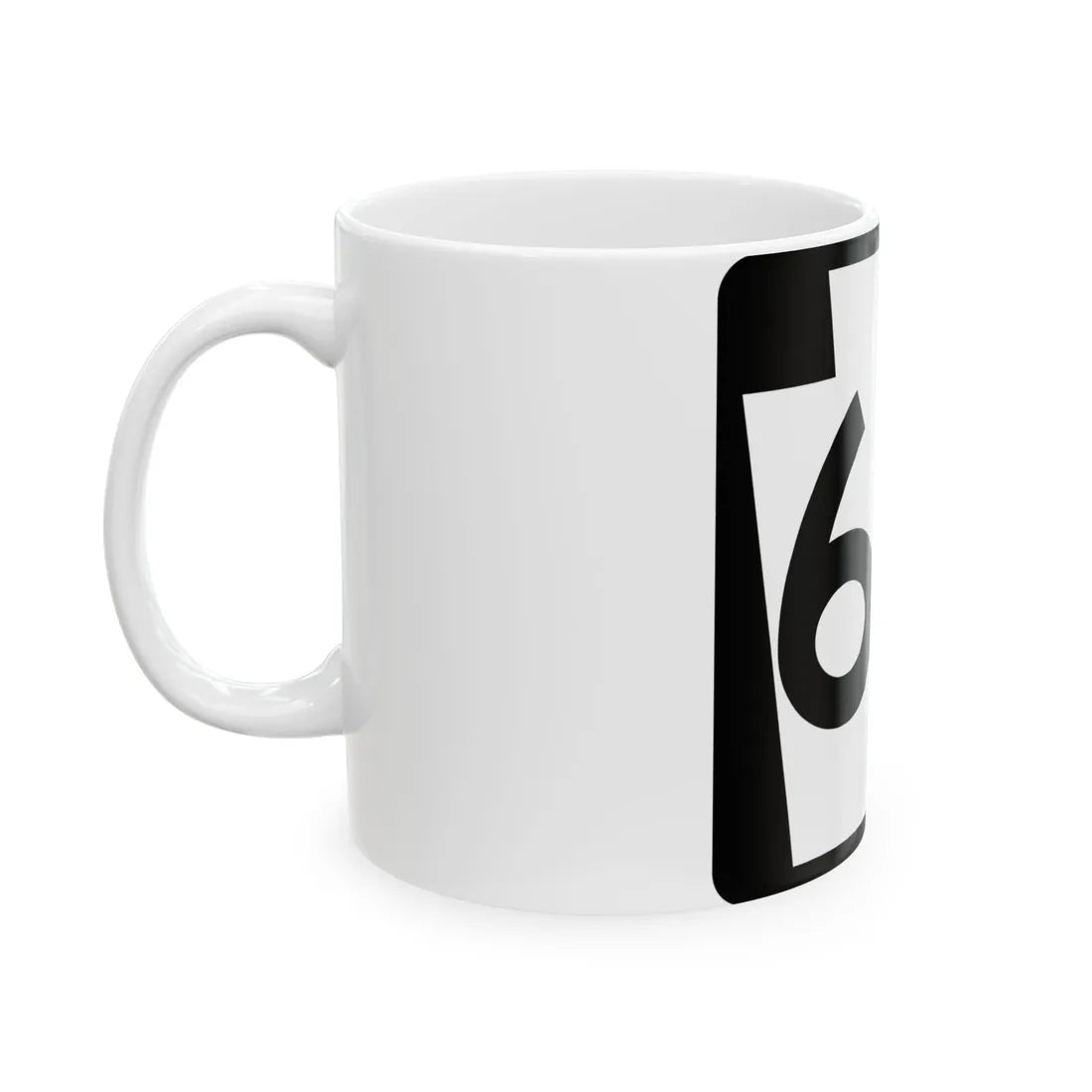 PA-69 (Pennsylvania) (Road Sign) White Coffee Mug - Go Mug Yourself