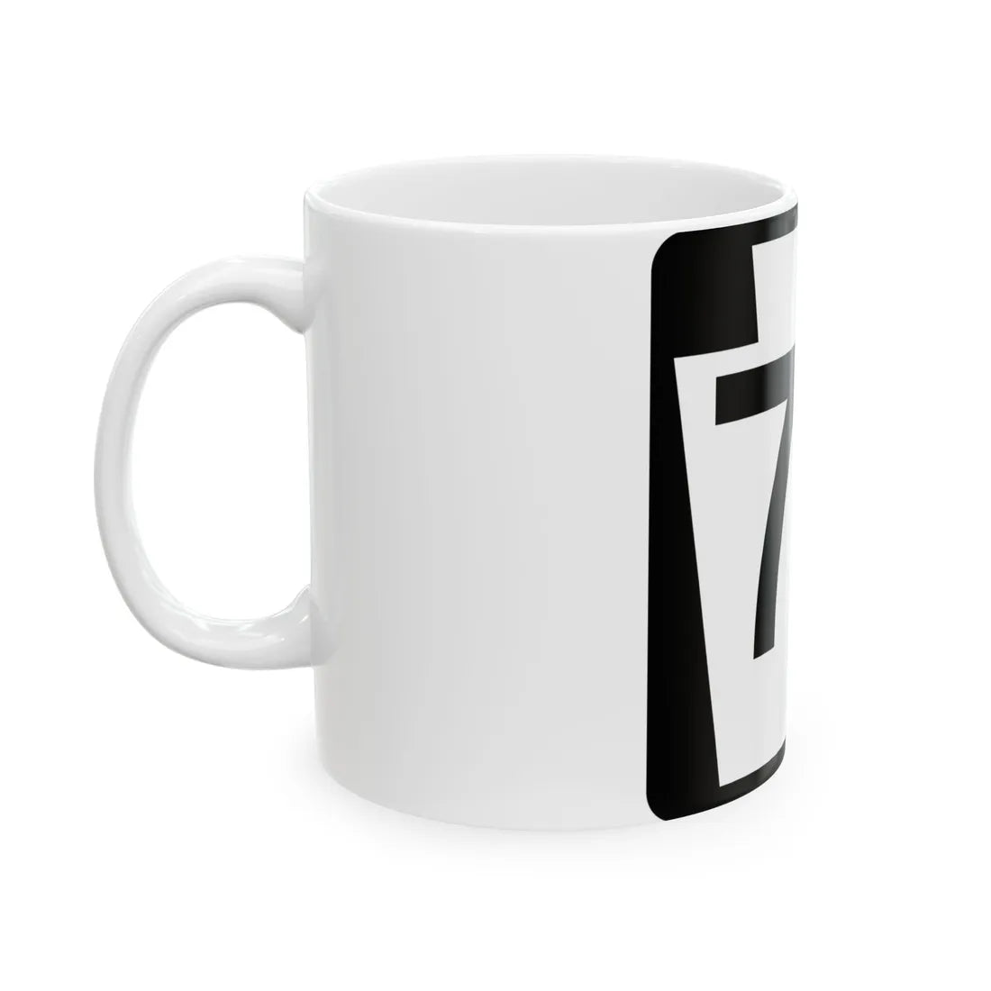 PA-77 (Pennsylvania) (Road Sign) White Coffee Mug - Go Mug Yourself