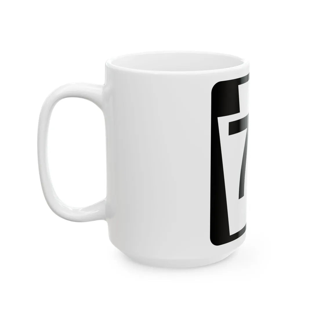 PA-77 (Pennsylvania) (Road Sign) White Coffee Mug - Go Mug Yourself