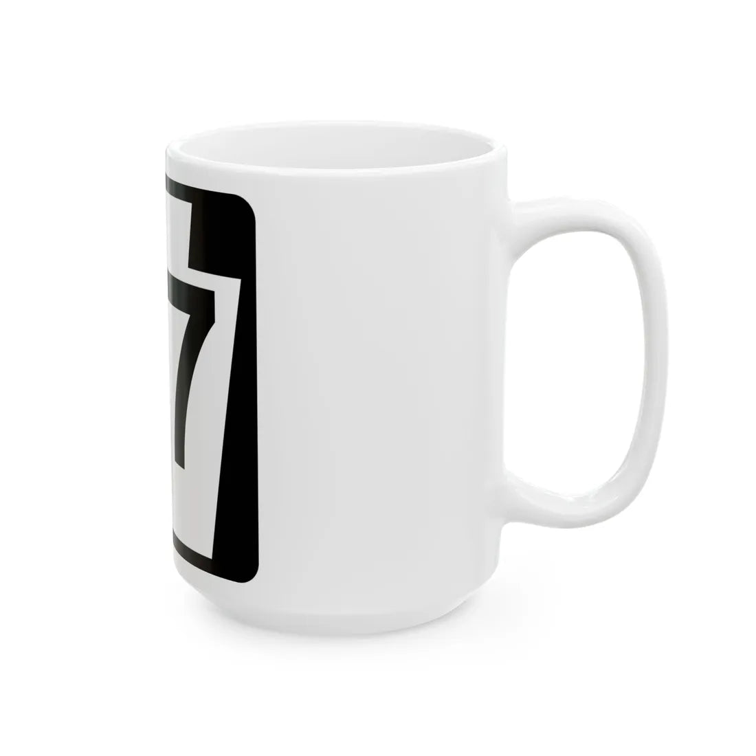 PA-77 (Pennsylvania) (Road Sign) White Coffee Mug - Go Mug Yourself