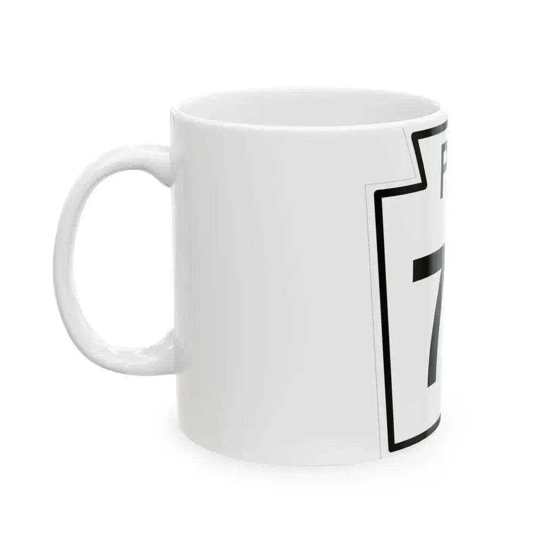 PA-79 1960 (Pennsylvania) (Road Sign) White Coffee Mug - Go Mug Yourself