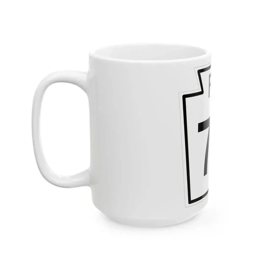 PA-79 1960 (Pennsylvania) (Road Sign) White Coffee Mug - Go Mug Yourself