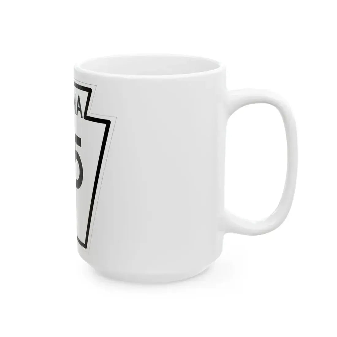 PA-85 1948 (Pennsylvania) (Road Sign) White Coffee Mug - Go Mug Yourself
