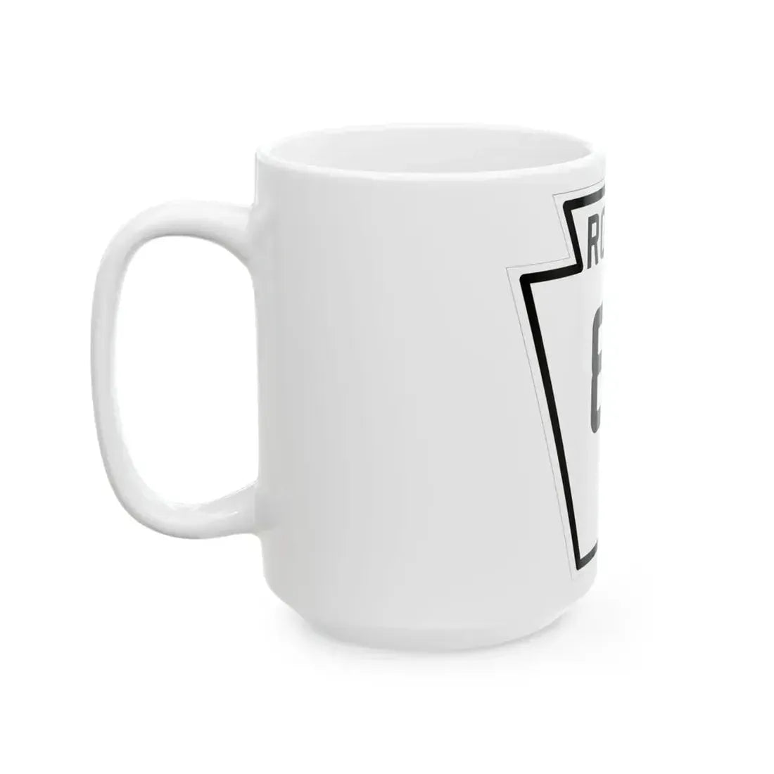 PA-86 1926 (Pennsylvania) (Road Sign) White Coffee Mug - Go Mug Yourself
