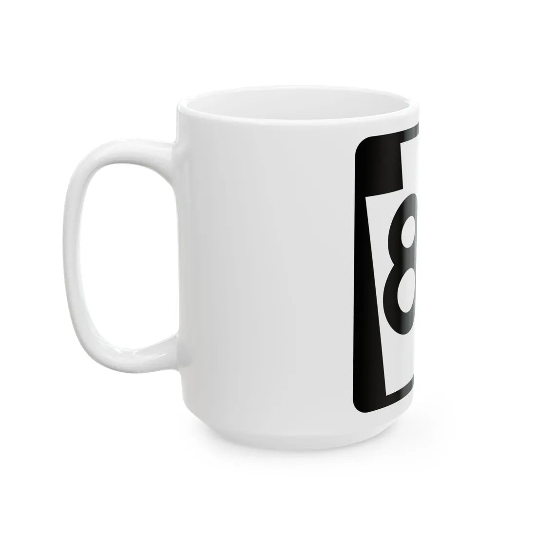 PA-87 (Pennsylvania) (Road Sign) White Coffee Mug - Go Mug Yourself