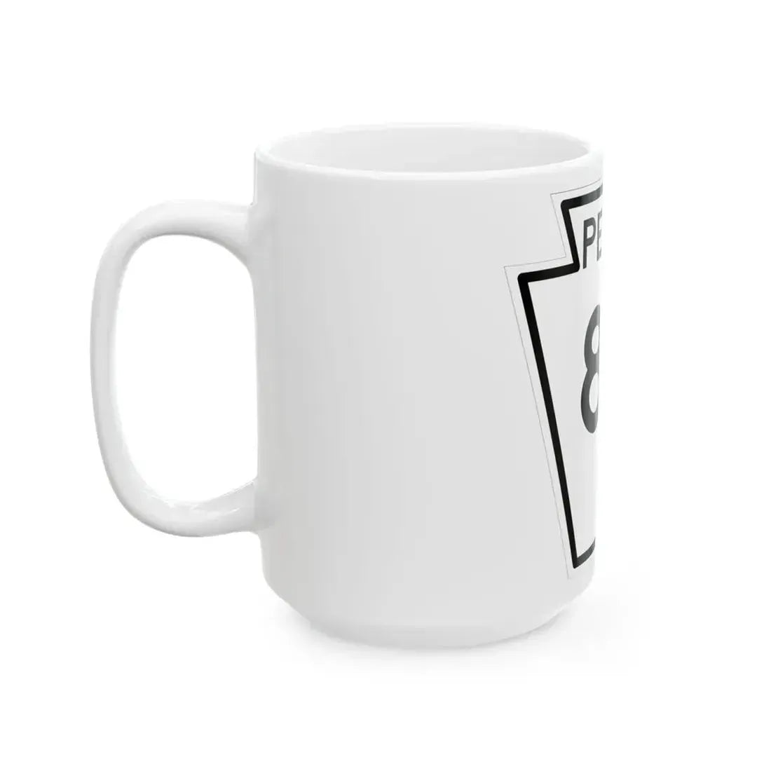 PA-88 1948 (Pennsylvania) (Road Sign) White Coffee Mug - Go Mug Yourself