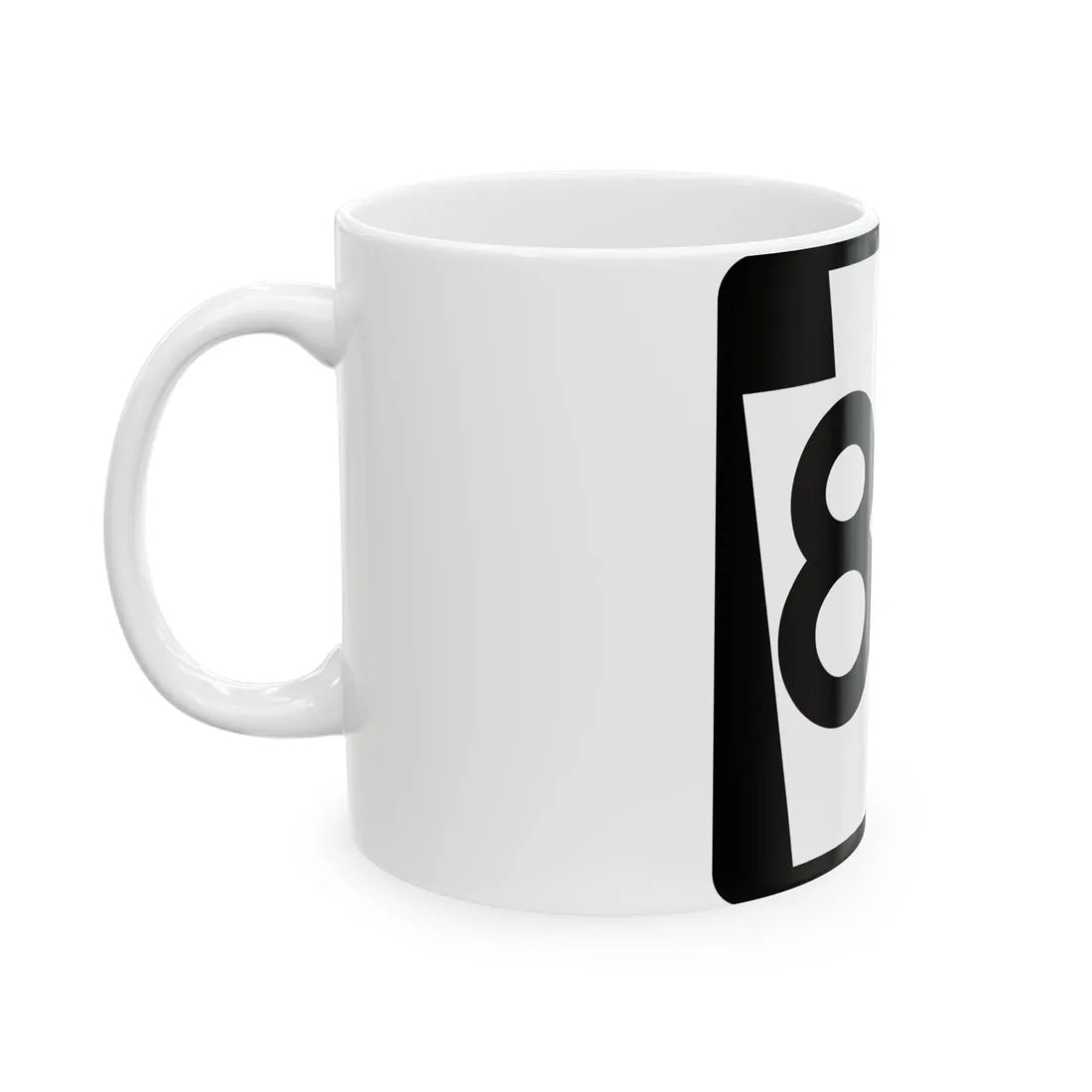 PA-88 (Pennsylvania) (Road Sign) White Coffee Mug - Go Mug Yourself
