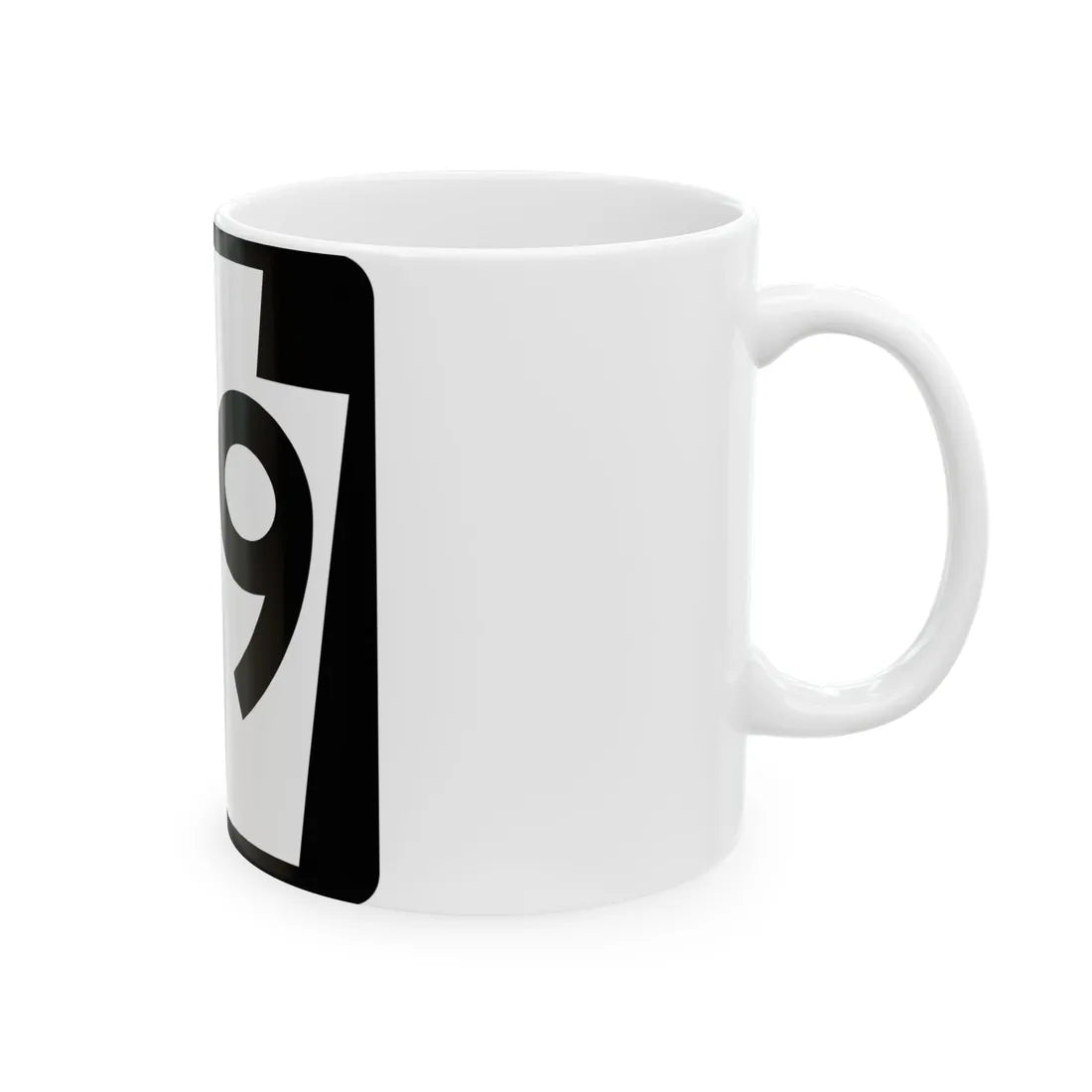 PA-89 (Pennsylvania) (Road Sign) White Coffee Mug - Go Mug Yourself