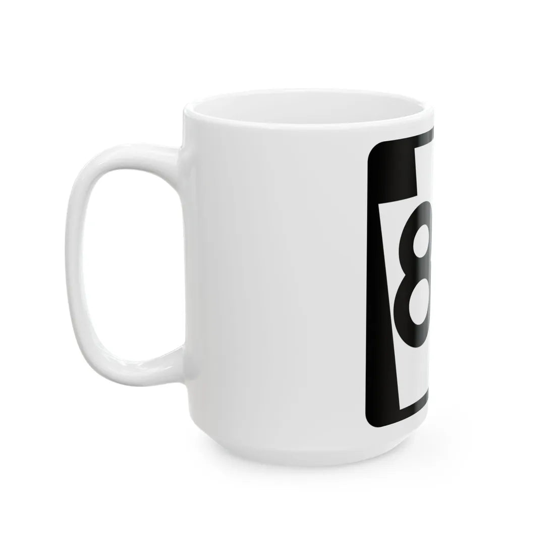 PA-89 (Pennsylvania) (Road Sign) White Coffee Mug - Go Mug Yourself
