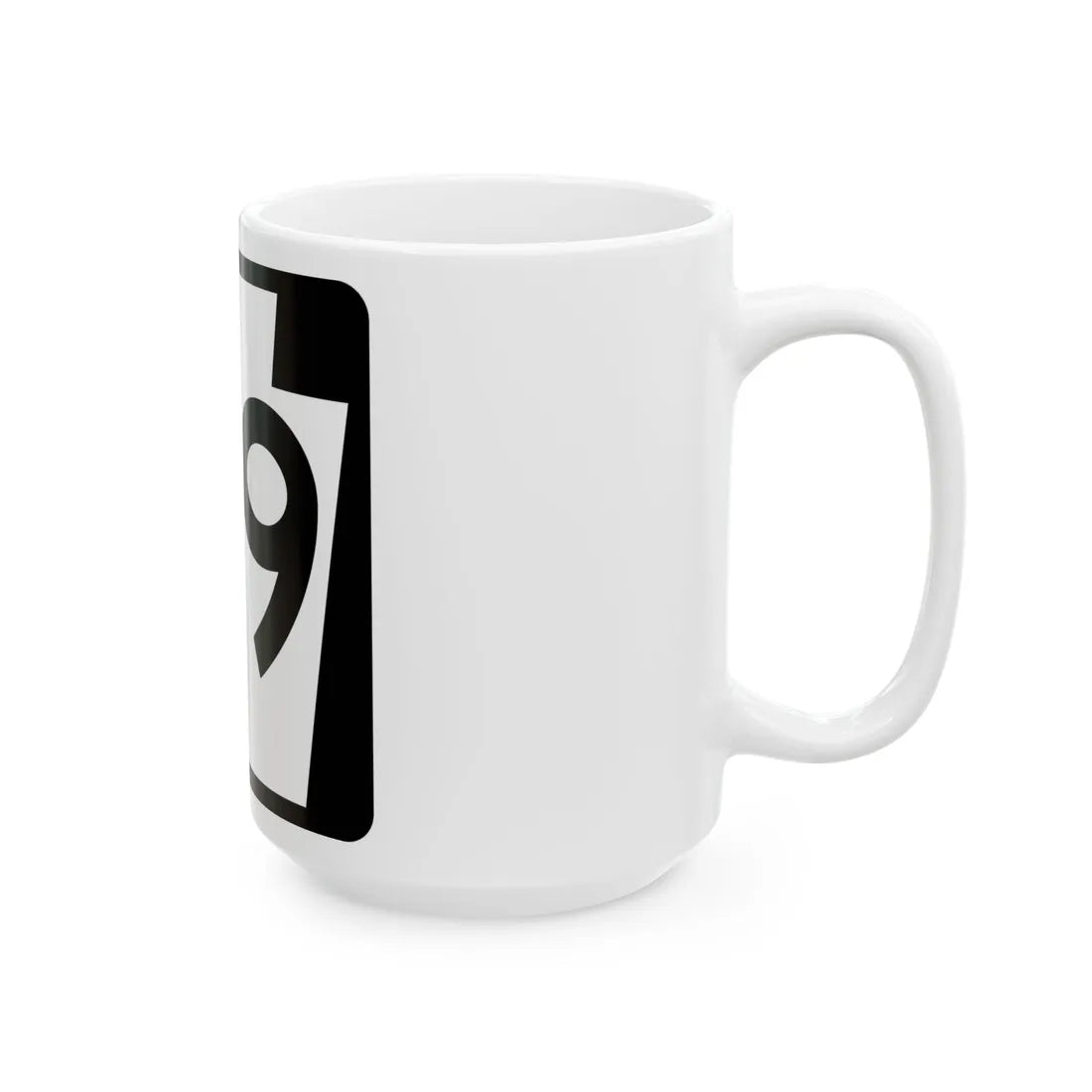 PA-89 (Pennsylvania) (Road Sign) White Coffee Mug - Go Mug Yourself