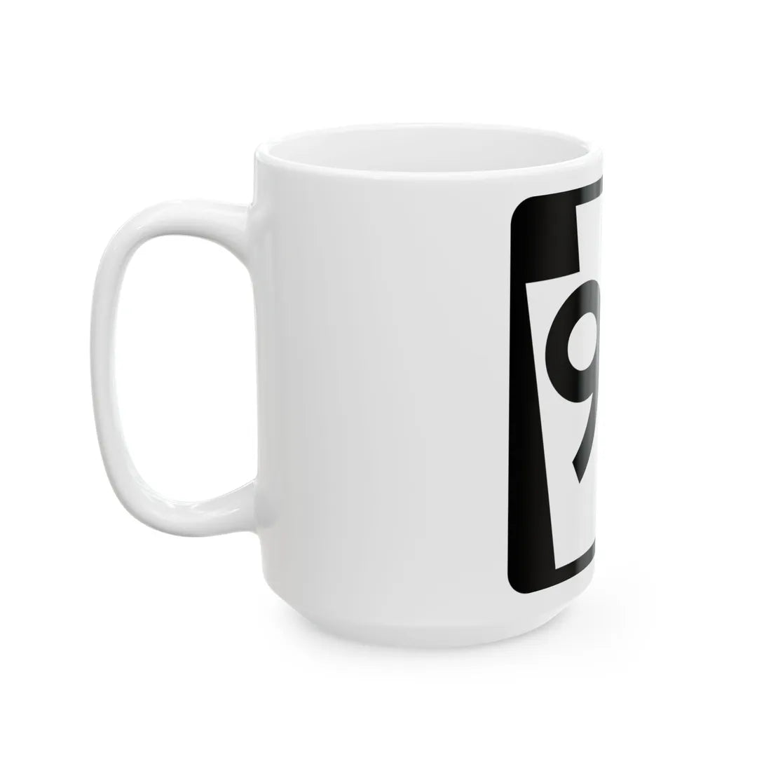 PA-90 (Pennsylvania) (Road Sign) White Coffee Mug - Go Mug Yourself