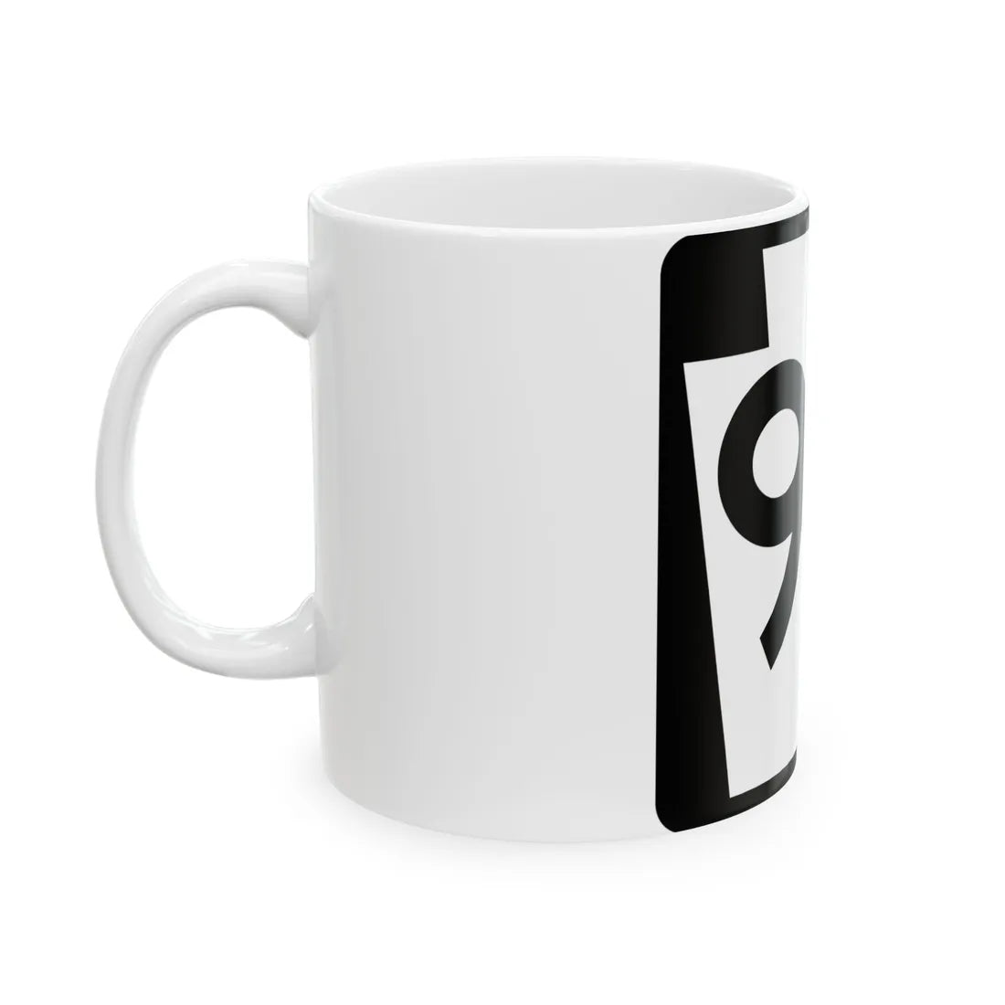 PA-92 (Pennsylvania) (Road Sign) White Coffee Mug - Go Mug Yourself