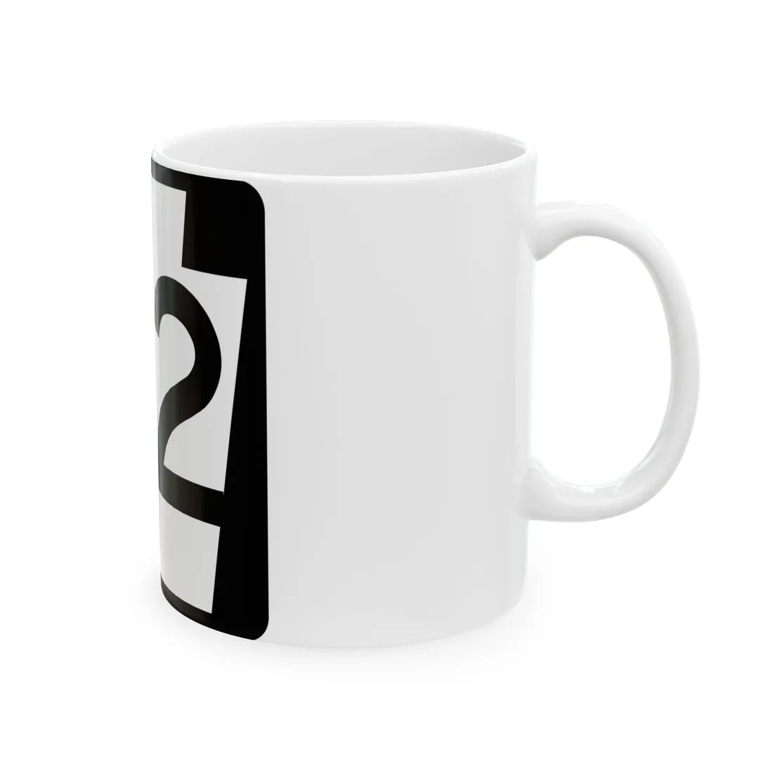 PA-92 (Pennsylvania) (Road Sign) White Coffee Mug - Go Mug Yourself
