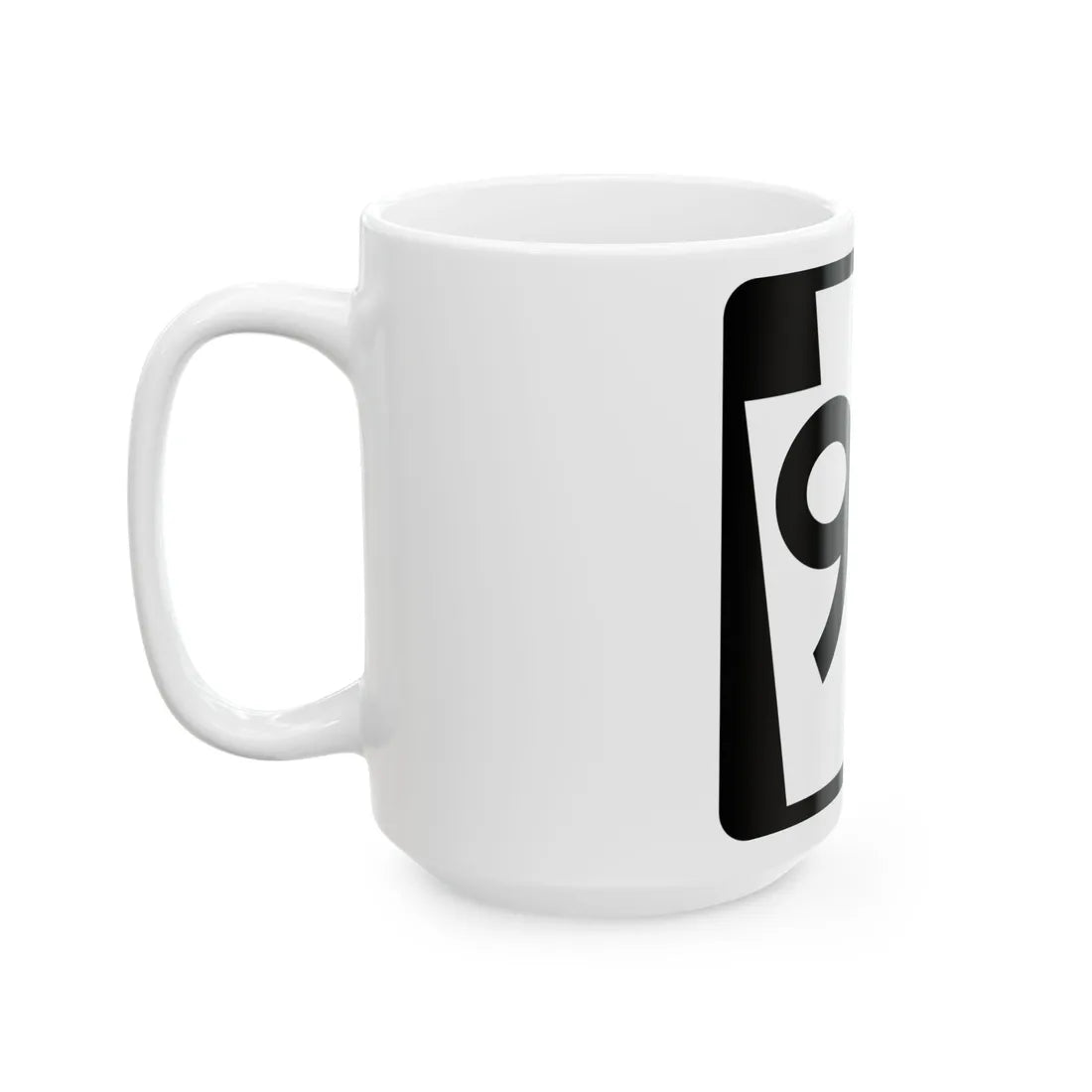 PA-92 (Pennsylvania) (Road Sign) White Coffee Mug - Go Mug Yourself