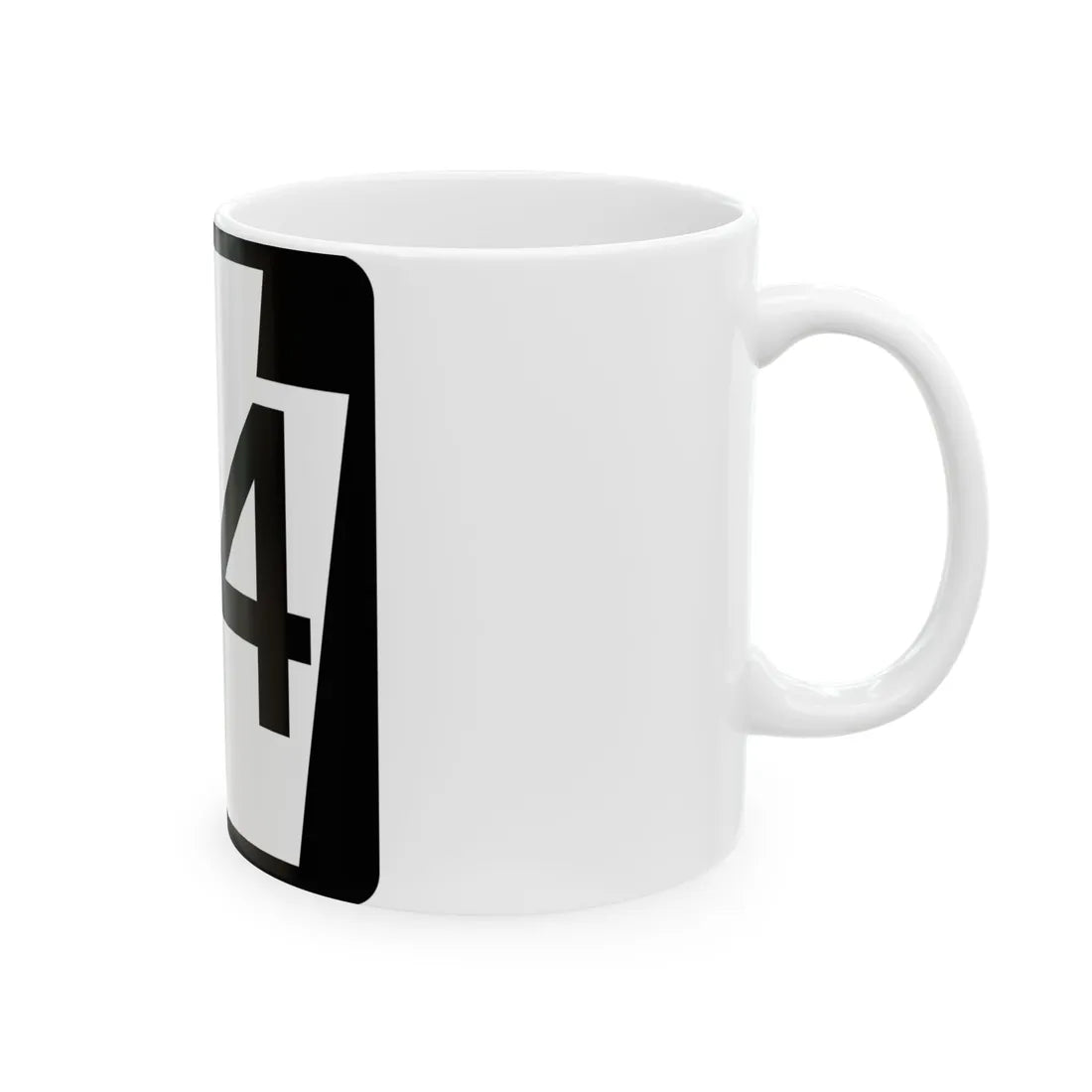 PA-94 (Pennsylvania) (Road Sign) White Coffee Mug - Go Mug Yourself