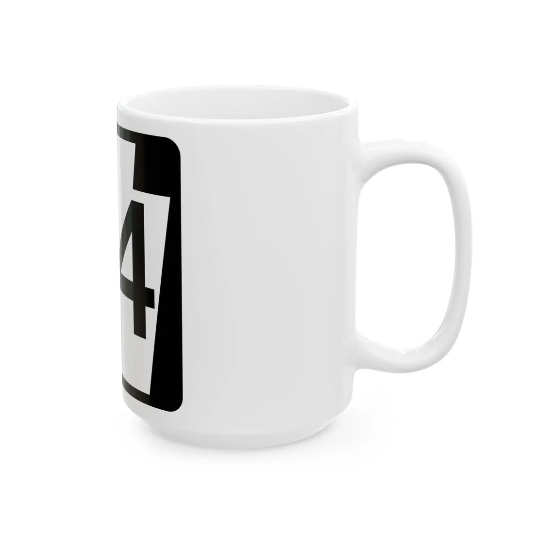 PA-94 (Pennsylvania) (Road Sign) White Coffee Mug - Go Mug Yourself