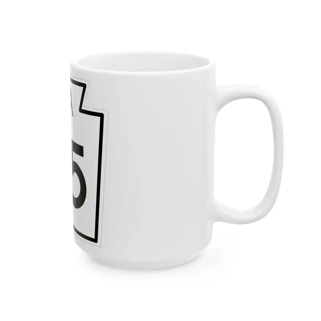 PA-95 1960 (Pennsylvania) (Road Sign) White Coffee Mug - Go Mug Yourself