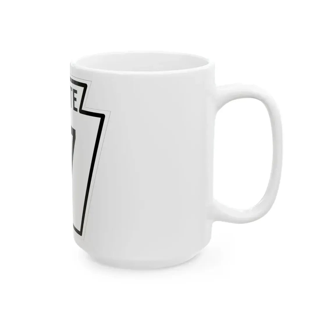 PA-97 1926 (Pennsylvania) (Road Sign) White Coffee Mug - Go Mug Yourself