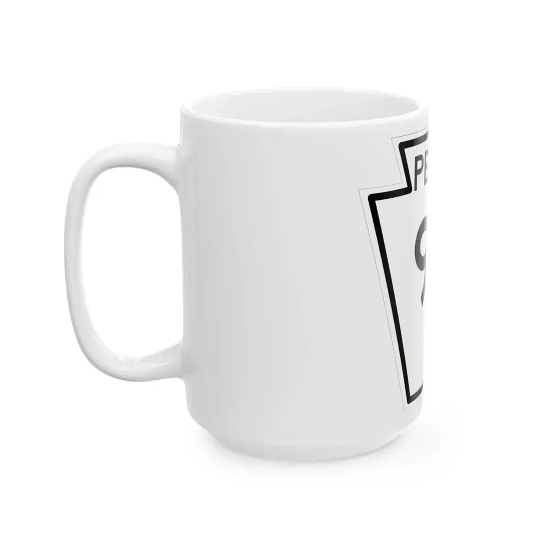 PA-97 1948 (Pennsylvania) (Road Sign) White Coffee Mug - Go Mug Yourself