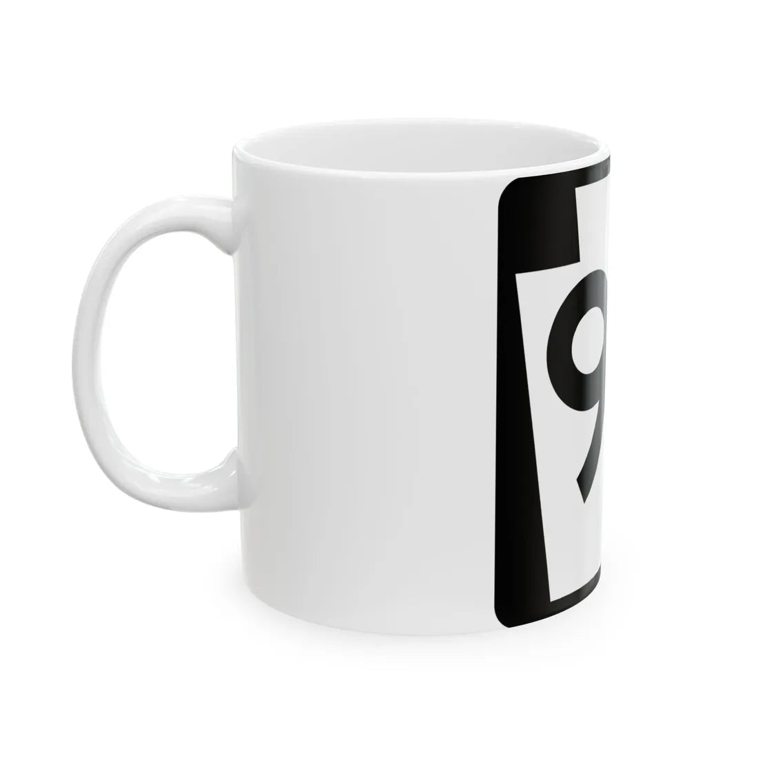PA-97 (Pennsylvania) (Road Sign) White Coffee Mug - Go Mug Yourself