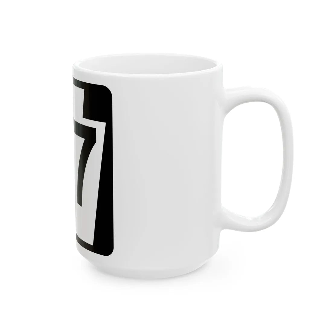 PA-97 (Pennsylvania) (Road Sign) White Coffee Mug - Go Mug Yourself