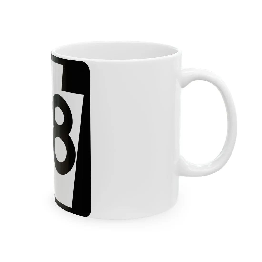 PA-98 (Pennsylvania) (Road Sign) White Coffee Mug - Go Mug Yourself