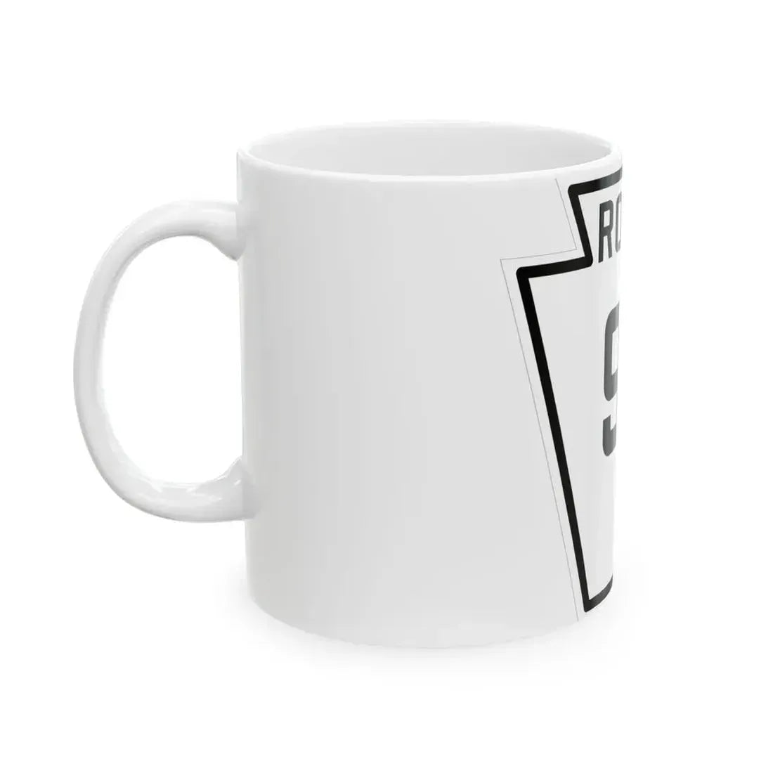 PA-99 1926 (Pennsylvania) (Road Sign) White Coffee Mug - Go Mug Yourself