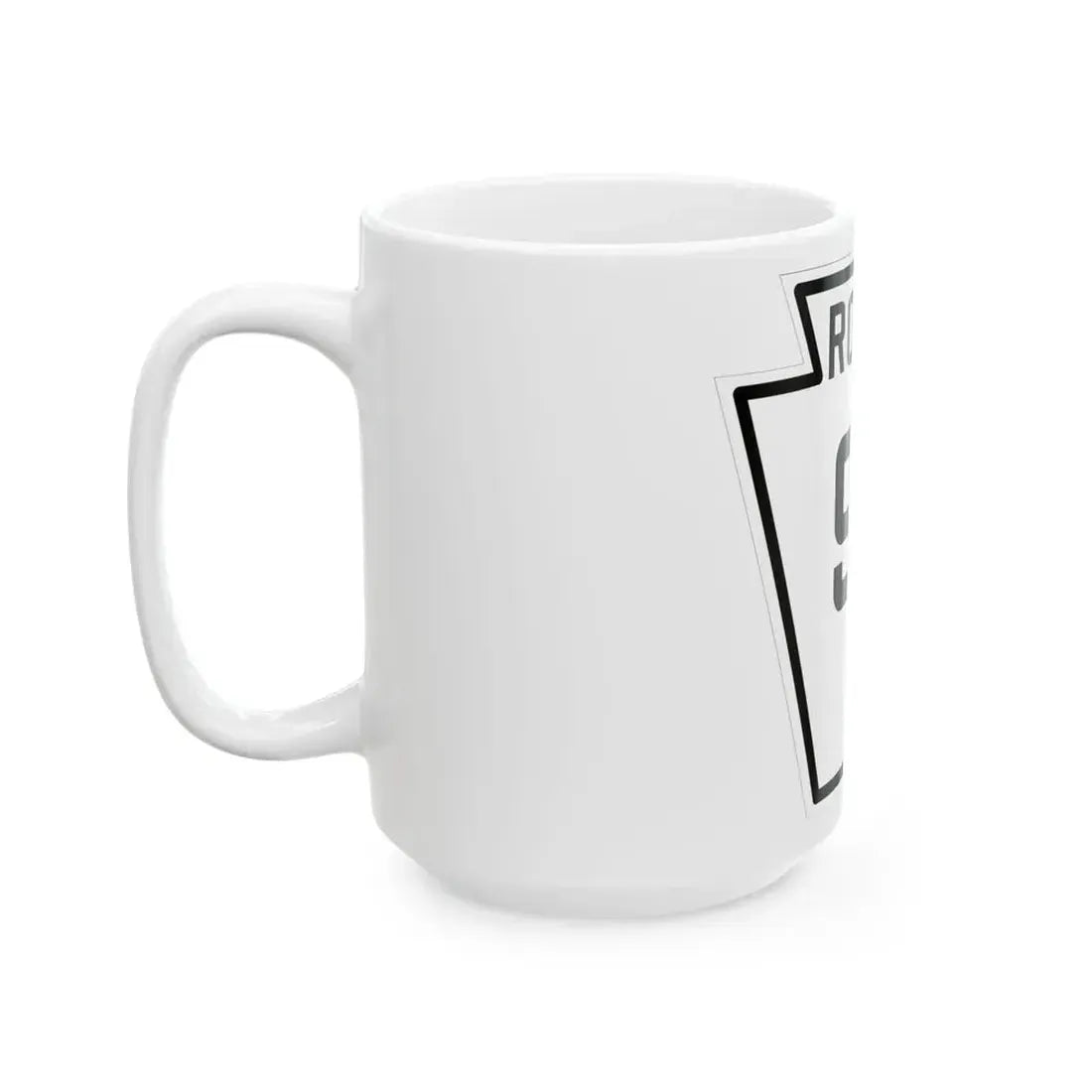 PA-99 1926 (Pennsylvania) (Road Sign) White Coffee Mug - Go Mug Yourself