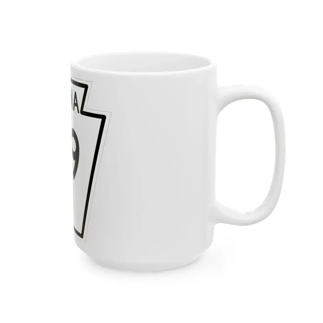 PA-99 1948 (Pennsylvania) (Road Sign) White Coffee Mug - Go Mug Yourself