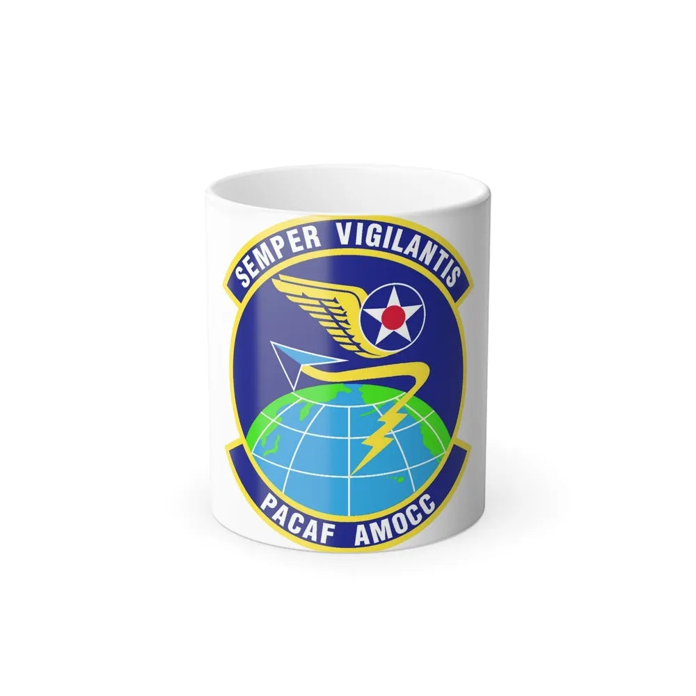PACAF Air Mobility Operations Control Center (U.S. Air Force) Color Changing Coffee Mug-11oz-Go Mug Yourself