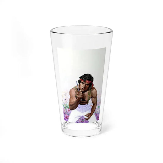 Pachuco, Paperback Novel Cover, 1980 - Pint Glass 16oz 16oz - Go Mug Yourself