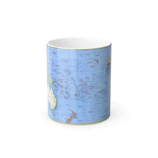 Pacific - Islands of the (1974) (Map) Color Changing Mug 11oz Default Title 11oz - Go Mug Yourself