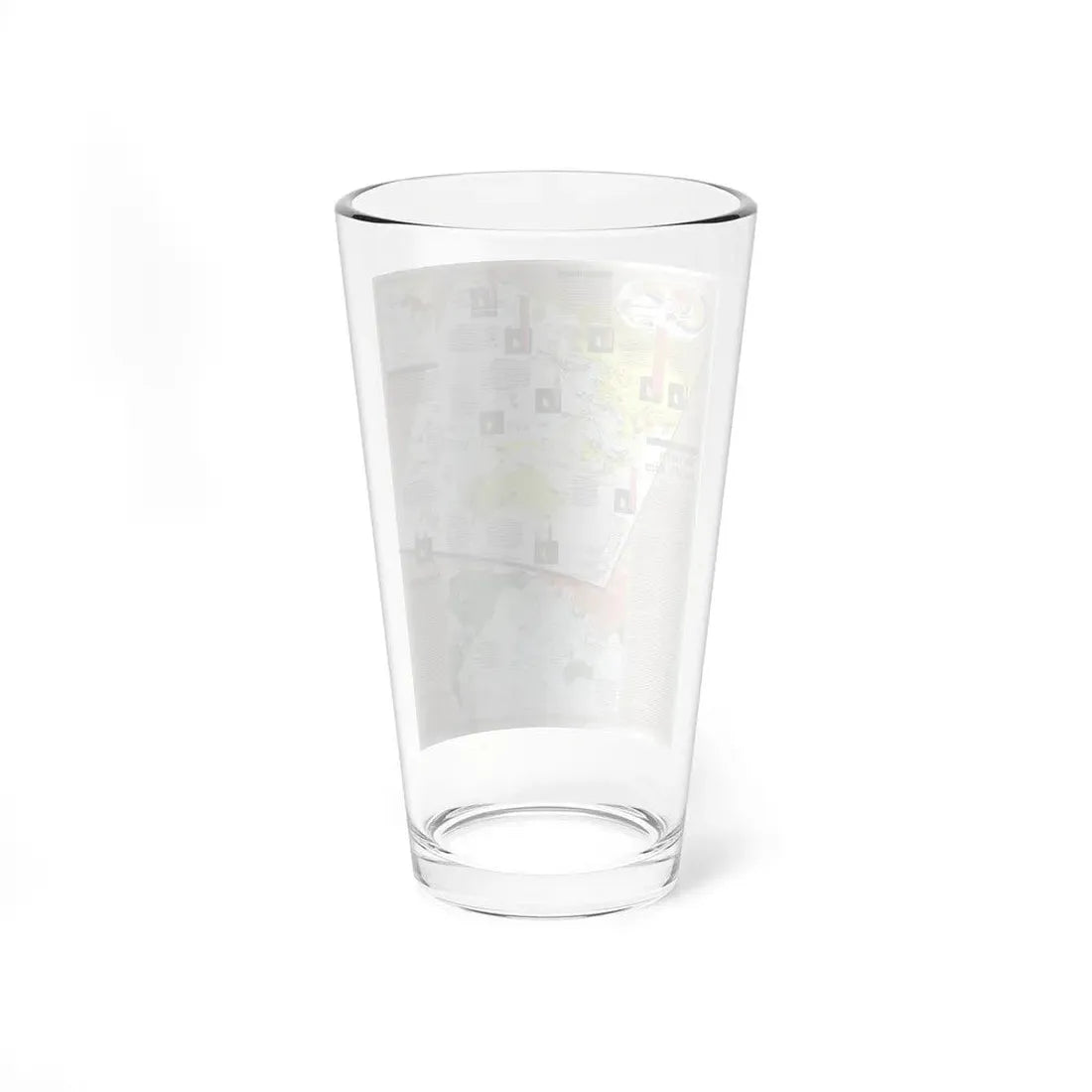 Pacific - Western Rim (1989) (Map) Pint Glass 16oz - Go Mug Yourself