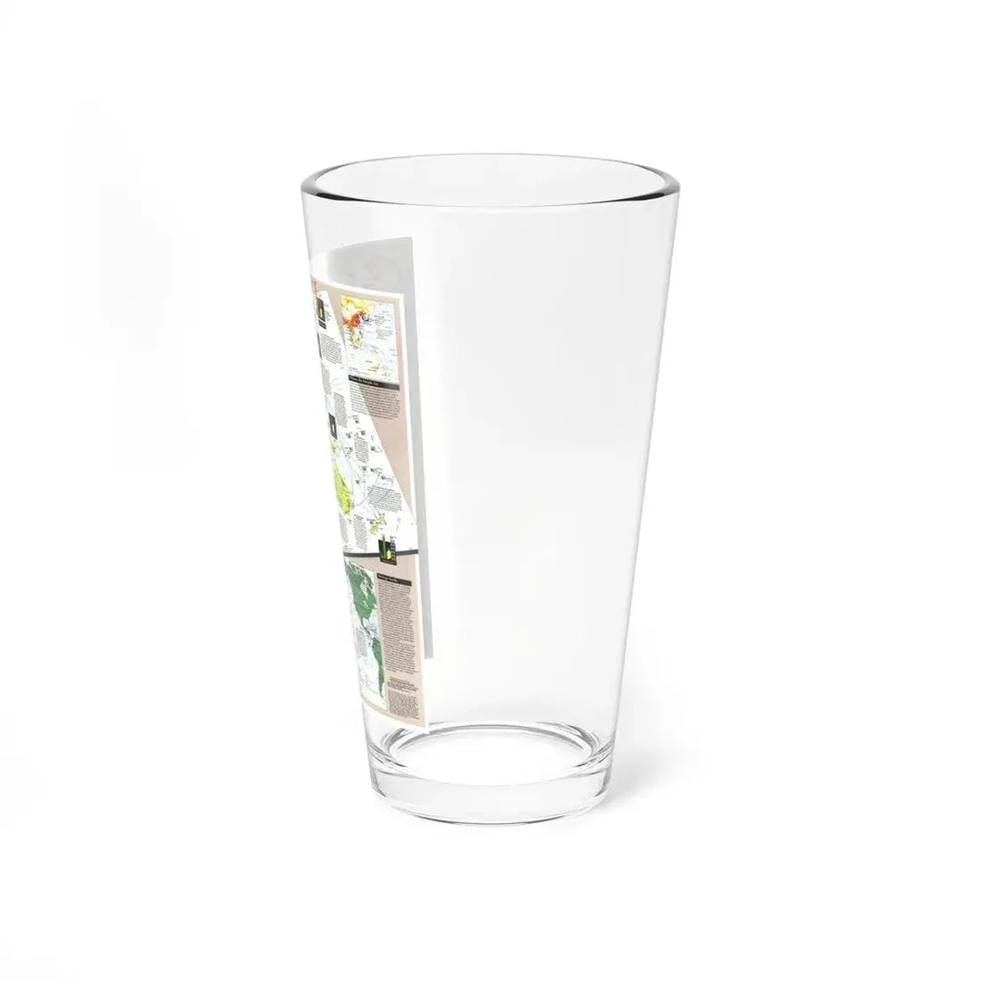 Pacific - Western Rim (1989) (Map) Pint Glass 16oz - Go Mug Yourself