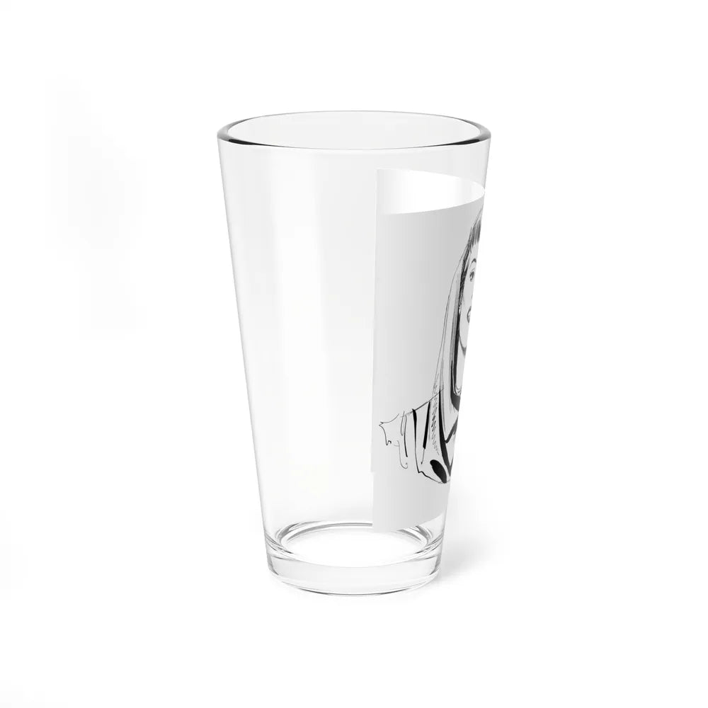 Pagan Lee from Rip Kirby (Washington and Lee, 1949) (Magazine Illustration) Pint Glass 16oz - Go Mug Yourself