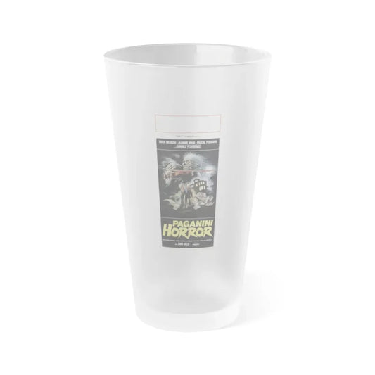 PAGANINI HORROR 1988 Movie Poster - Frosted Pint Glass 16oz 16oz Frosted - Go Mug Yourself