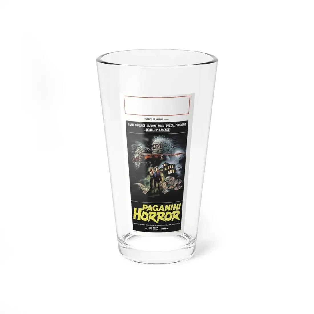 PAGANINI HORROR 1988 Movie Poster - Pint Glass 16oz 16oz - Go Mug Yourself
